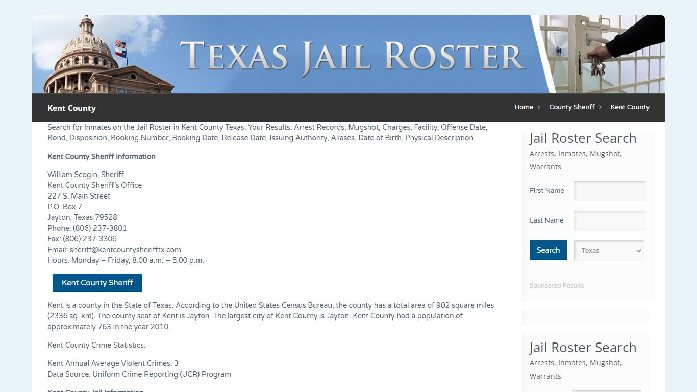 Kent County | Jail Roster Search