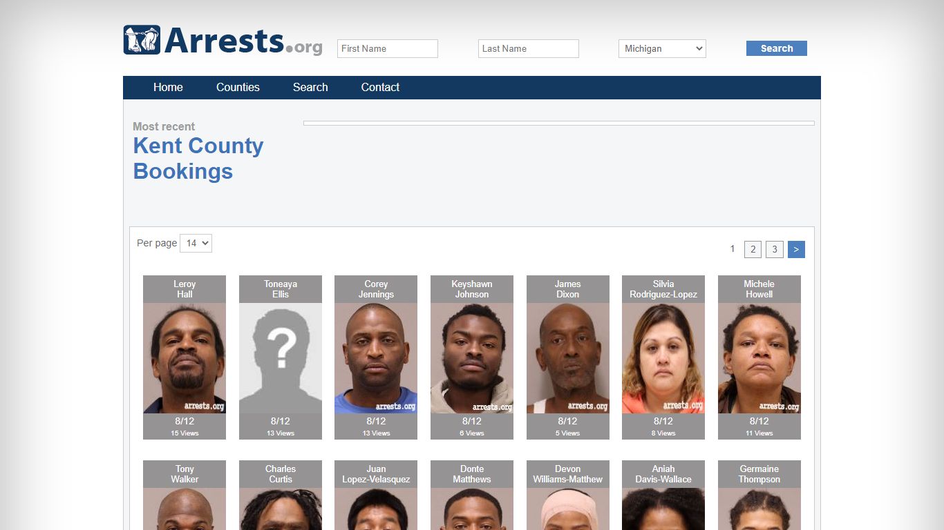 Kent County Arrests and Inmate Search